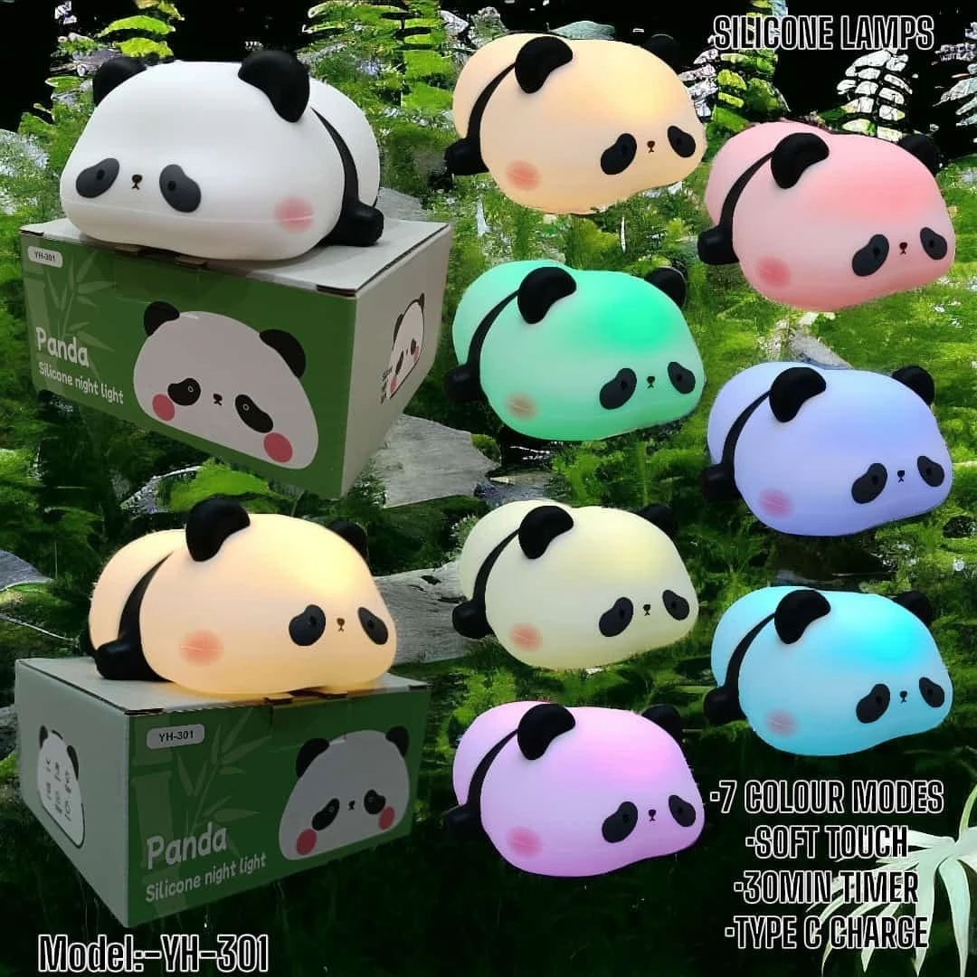 New Panda Silicon Night Lamp