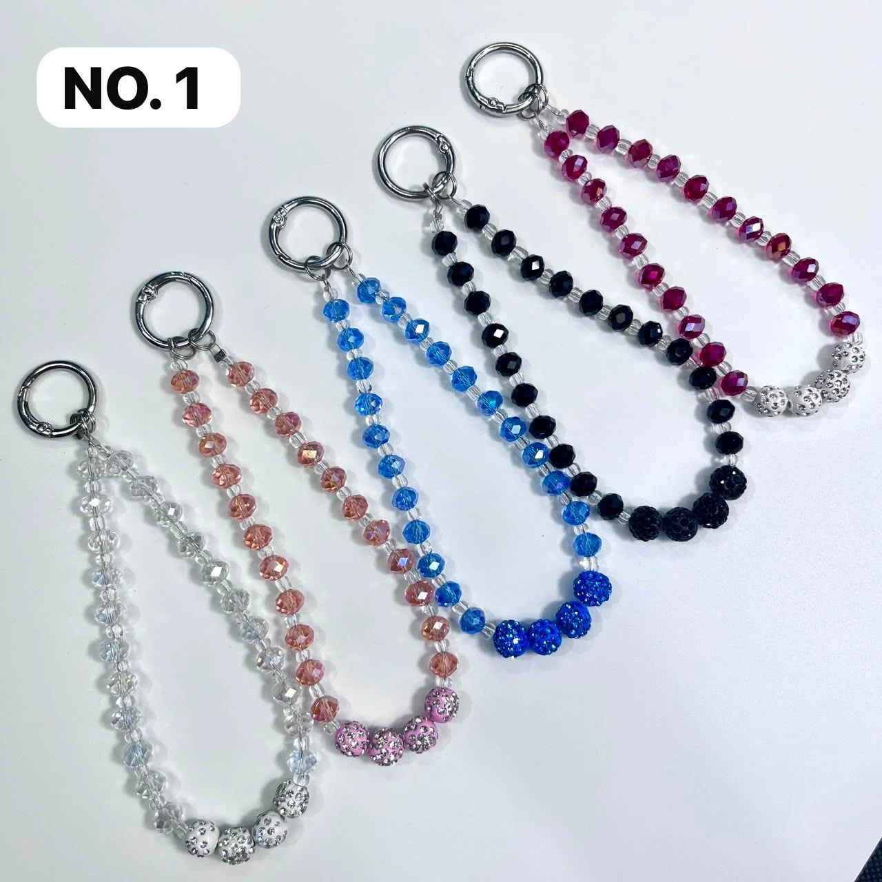 NO.  1  Glass Beads Charms