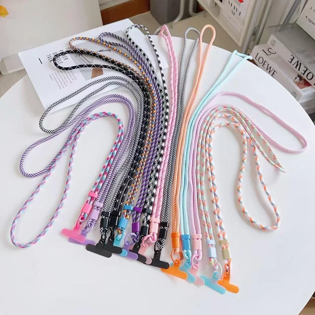 Multicolor Mobile Phone Neck Strap Lanyard  Charms