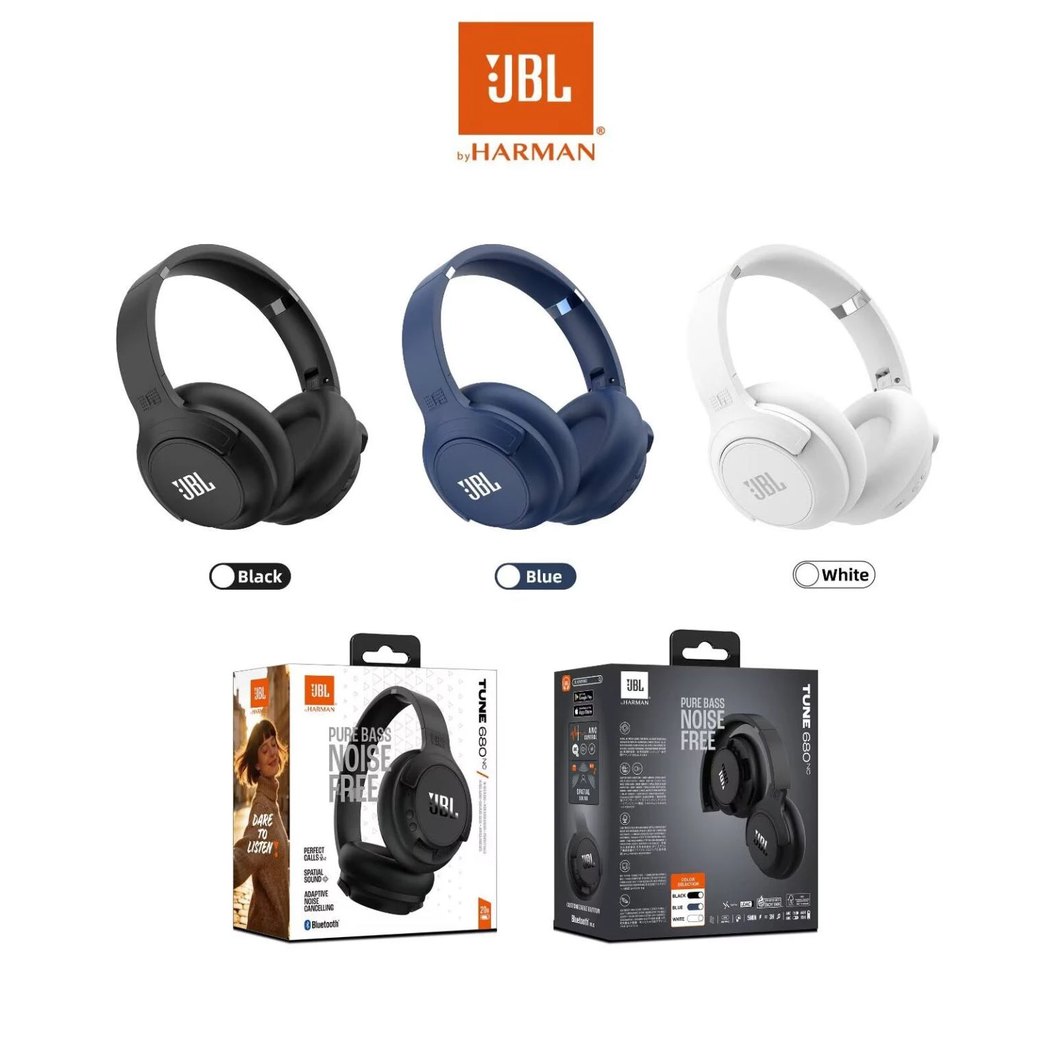 JBL Tune 680 NC High Quality Wireless Headphone