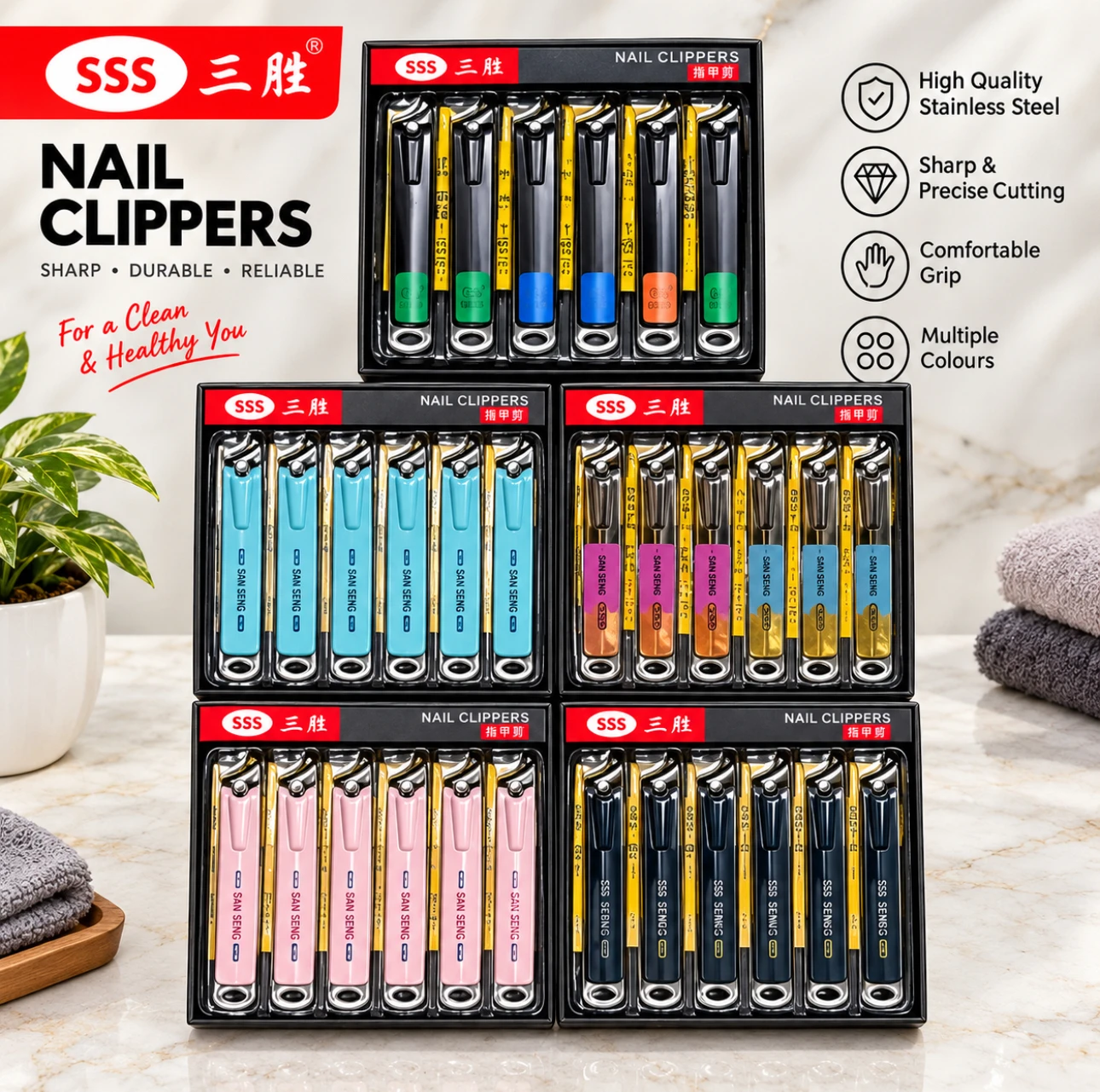 SSS 913-T. Premium Nail Cutter big size
